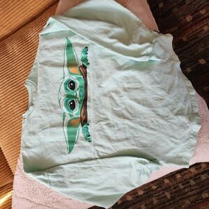 Star Wars Green Long Sleeve Tee with Playful Graphic